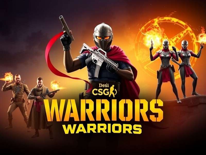 Desi CSGO Warriors - Indian FPS Game Desi CSGO Warriors Game Banner